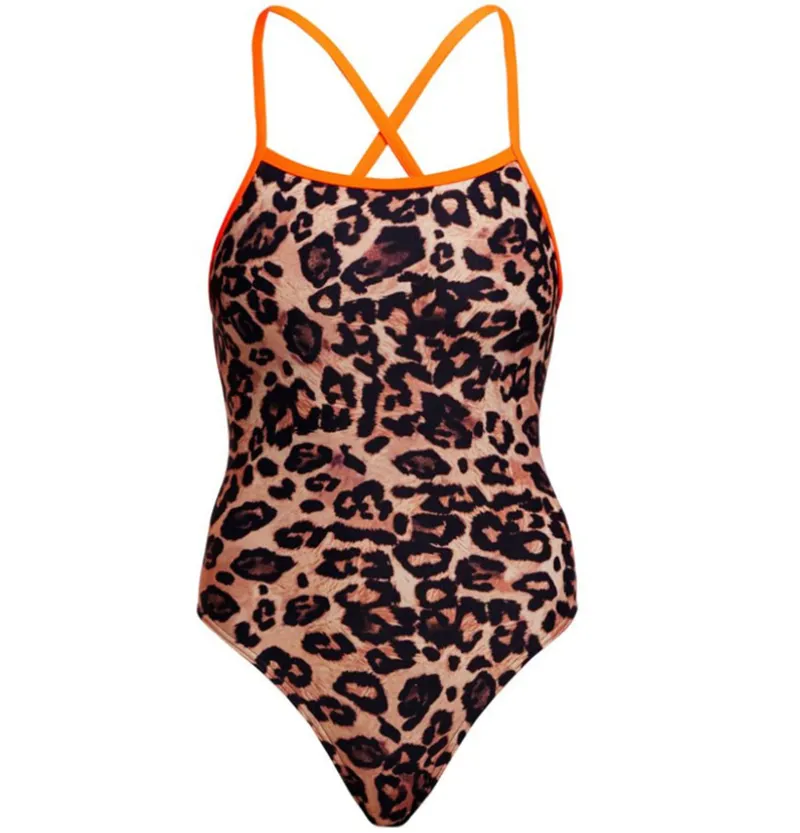 Funkita Ladies Strapped In One Piece Swimsuit Purrfect